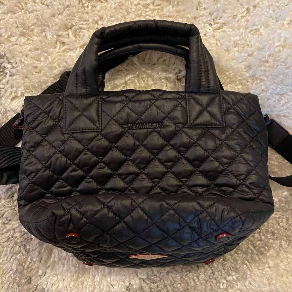 MZ Wallace Mini Metro Tote Deluxe. NWT. Black.